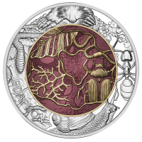 Oostenrijk 25 euro Zilveren Niobium-munt 2024 - Edaphon