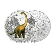 Oostenrijk 3 euromunt 2021-4 - Argentinosaurus Oostenrijk 3 euromunt 2021-4 - Argentinosaurus