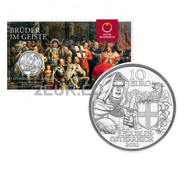 Oostenrijk 10 euro Zilveren munt 2021 - BROEDERSCHAP