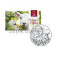 Oostenrijk 5 euro Zilveren munt 2017 - Pasen Lam