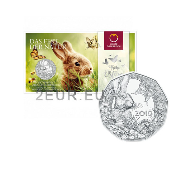 Oostenrijk 5 euro Zilveren munt 2019 - Lente ontbloeit