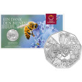 Oostenrijk 5 euro Zilveren munt 2023 - De Waggle Dance - Bijen 