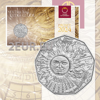 Oostenrijk 5 euro Zilveren munt 2024 - 365 + 1 DAG VAN GELUK