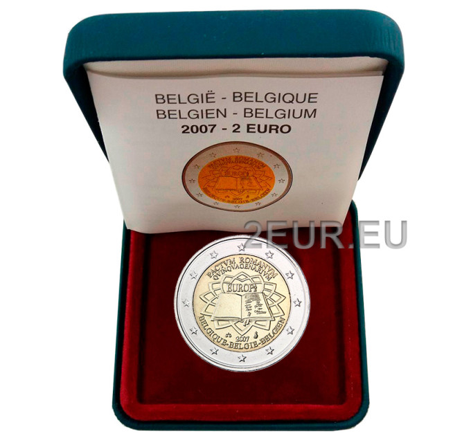 Belgie 2euro proof 2007 - Verdrag van Rome 