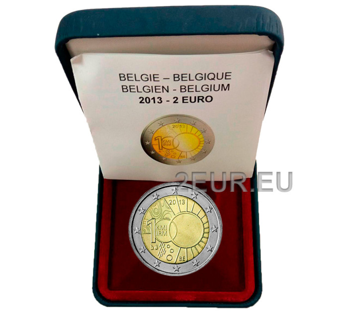 Belgie 2euro proof 2013 - Royal meteorological institute 