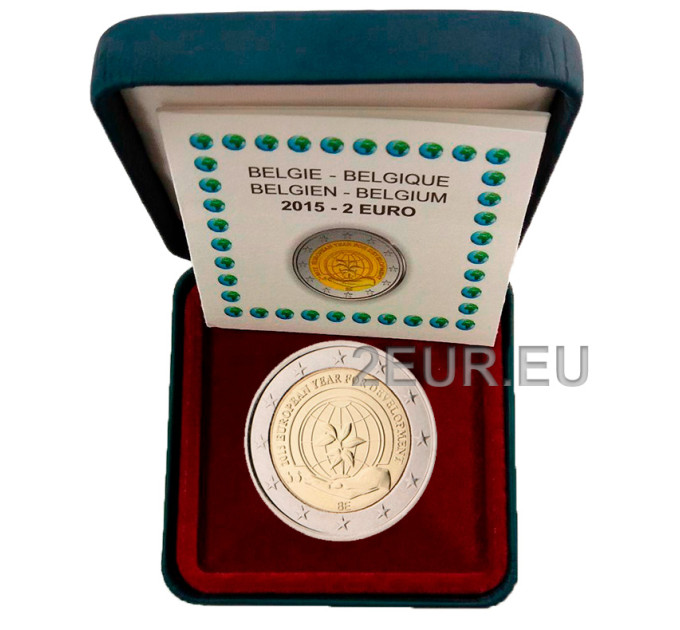Belgie 2euro proof 2015 - Jaar van ontwikkeling 