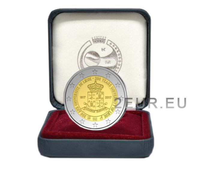 Belgie 2euro proof 2017 - 200 jaar Universiteit van Luik 