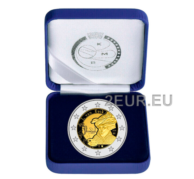 Belgie 2euro proof 2020 - Jan van Eyck