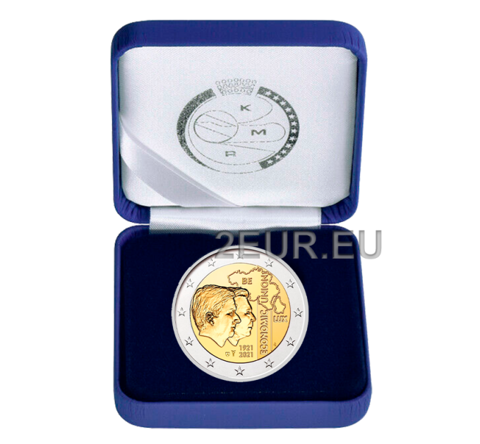 Belgie 2euro proof 2021 - 100 years of the Belgium-Luxembourg Economic Union 
