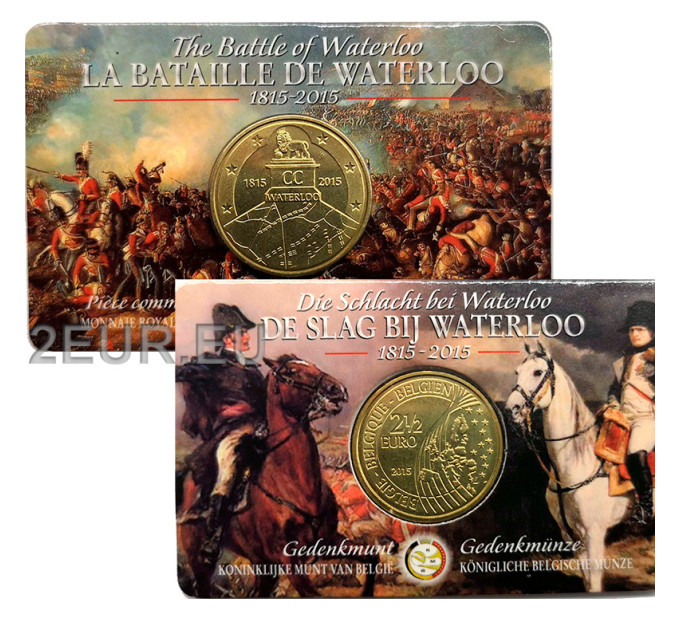 België 2,5 euro BU 2015 - 200 jaar strijd bij Waterloo