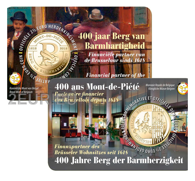 België 2,5 euro BU 2018 - 400 jaar Berg van Barmhartigheid - NL