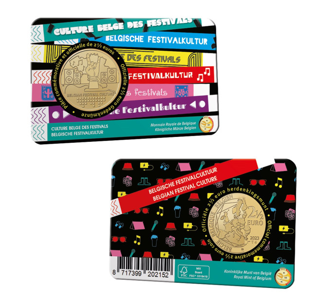 België 2,5 euro BU 2023 - Belgische Festivalcultuur - FR