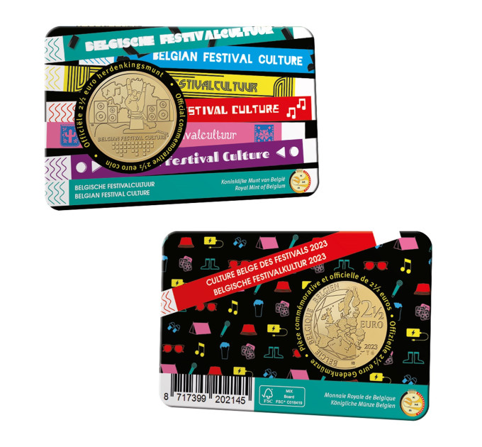 België 2,5 euro BU 2023 - Belgische Festivalcultuur - NL