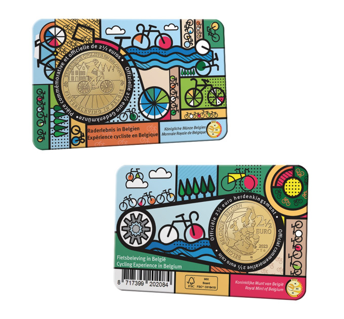 België 2,5 euro BU 2023 - Fietservaring in België - FR
