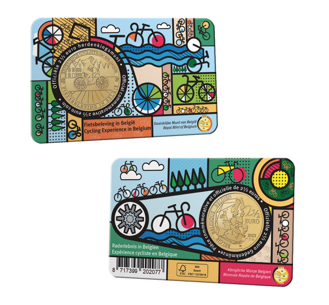 België 2,5 euro BU 2023 - Fietservaring in België - NL