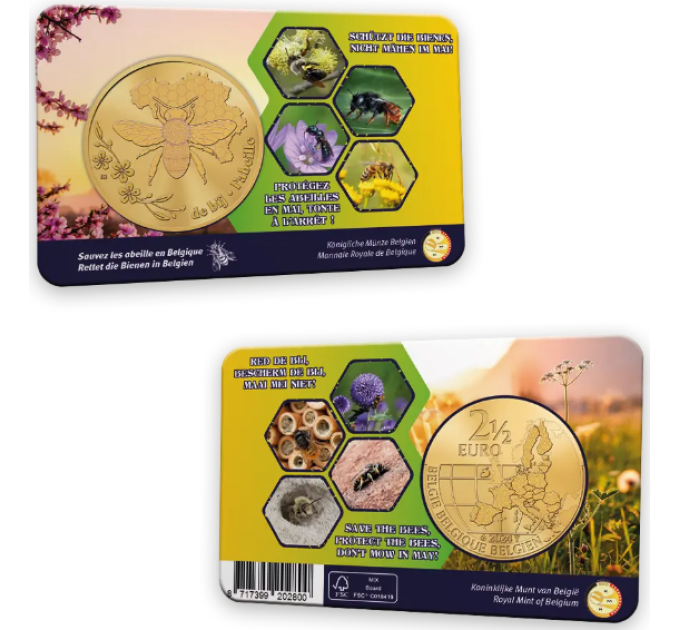 België 2,5 euro BU 2024 - Bij in België - FR