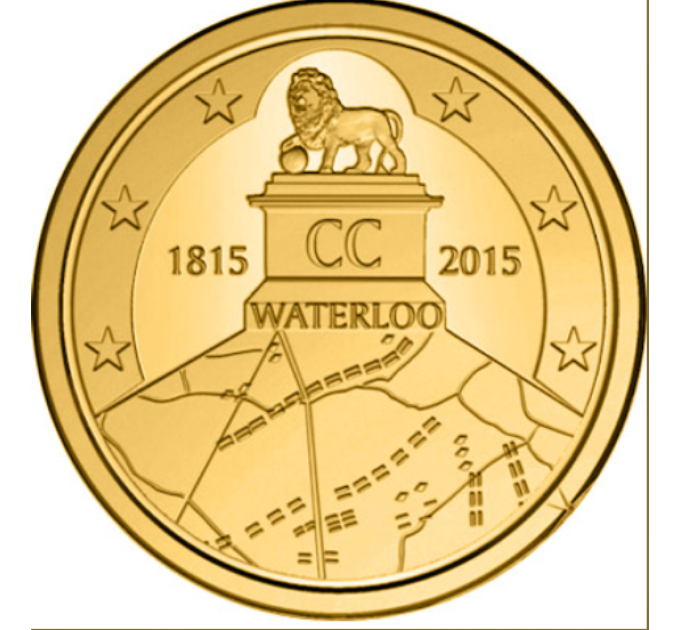 België 2,5 euro UNC 2015 - 200 jaar strijd bij Waterloo