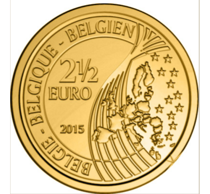 België 2,5 euro UNC 2015 - 200 jaar strijd bij Waterloo