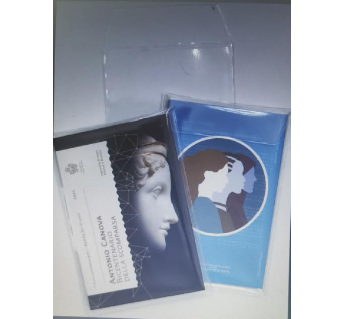 FOLDER / BLISTER VOOR 2 EURO MUNTEN - MALTA EN SAN MARINO