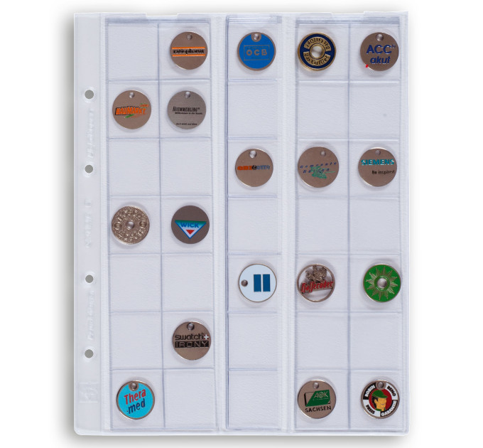 BLAD VOOR 2 EURO-MUNTEN - OPTIMA (LEUCHTTURM) - 35 MUNTEN
