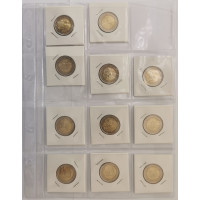 BLAD VOOR 2 EURO MUNTEN - HOUDERS