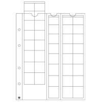 MUNTBLAD 1 cent - 2 EURO - OPTIMA (LEUCHTTURM) - 40 MUNTEN