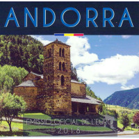 Andorra Euro coin set BU 2018
