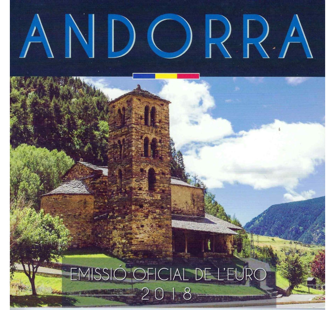 Andorra Euro coin set BU 2018