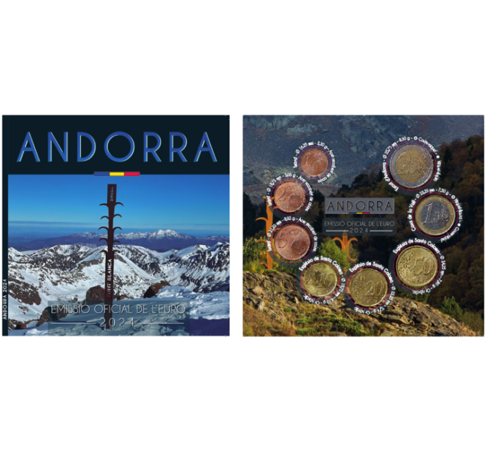 Andorra Euro set BU 2024
