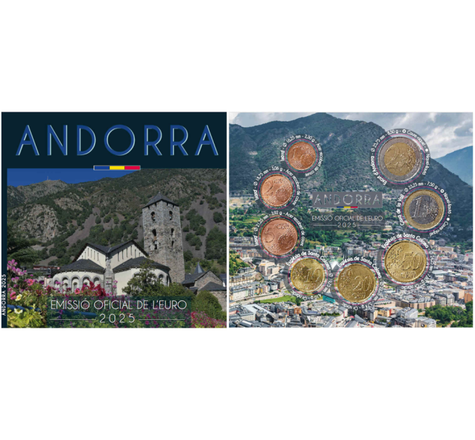 Andorra Euro set BU 2025