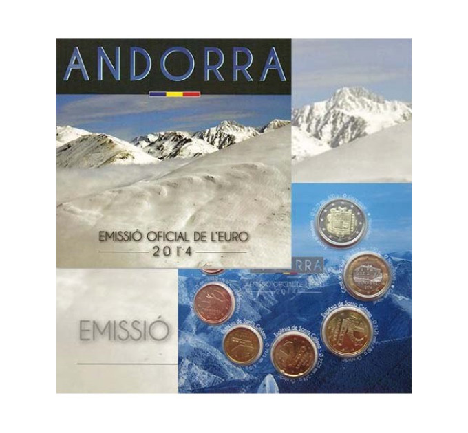 Andorra 2014 - Euromuntset BU