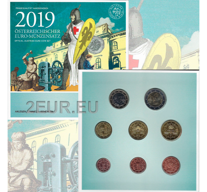 Austria BU 2019 - Euro coin set - 825-jarig jubileum van de Weense Munt