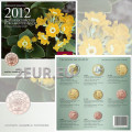 Austria Euro coin set BU 2012