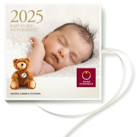 Oostenrijk Euromuntenset BU 2025 - BABY MUNTENSETS