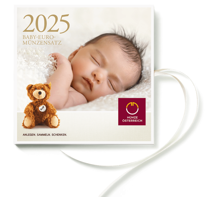 Oostenrijk Euromuntenset BU 2025 - BABY MUNTENSETS