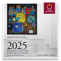 Austria BU Euro coin set 2025 - Friedensreich Hundertwasser
