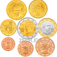 Austria UNC 2004 - Euro coin set