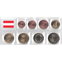 Austria UNC Euro coin set 2025