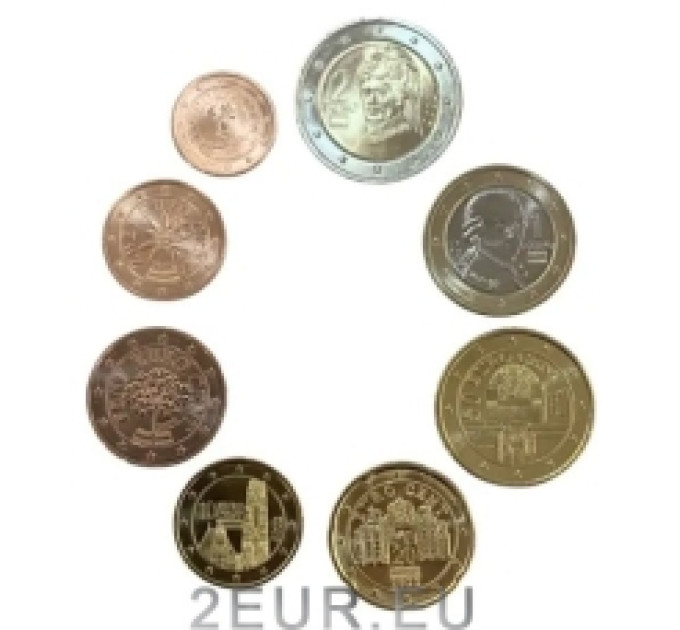 Austria UNC 2022 - Euro coin set