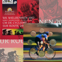 België euro set BU 2002 - Wereldbeker wielrennen in België