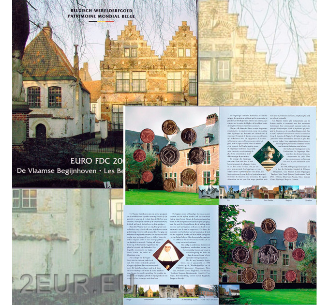 België euro set BU 2006 - Flemish beguinages