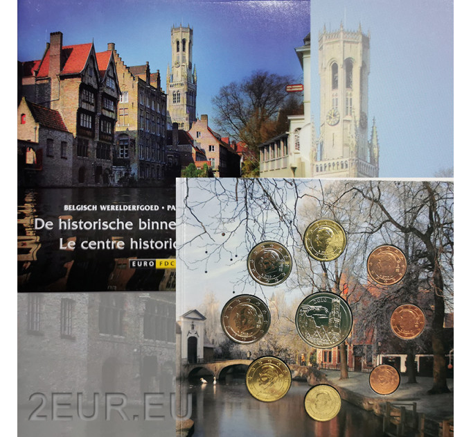 België euro set BU 2010 - Historisch centrum van Brugge
