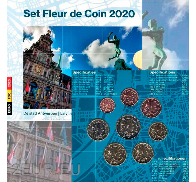 België euro set BU 2020 - Antwerpen