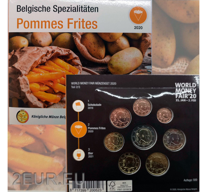 België euro set BU 2020 - Pommes Frites