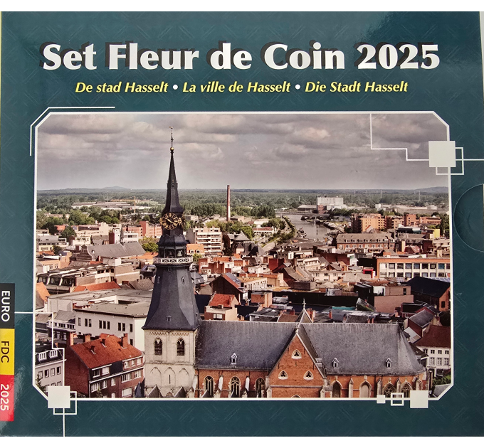 België euro set BU 2025 - De stad Hasselt