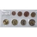 België euro set UNC 2009 -2013 MIX