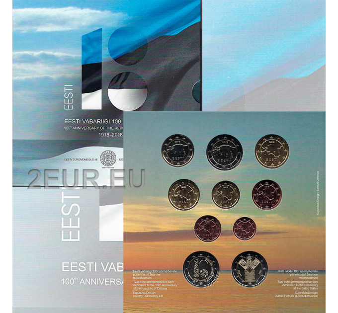 Estonia BU 2018 - Euro coin set