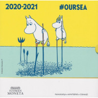Finland euro set BU 2020 - De Moomins en onze zee