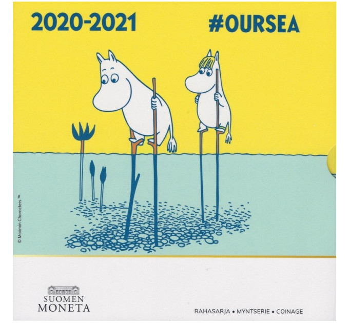 Finland euro set BU 2020 - De Moomins en onze zee