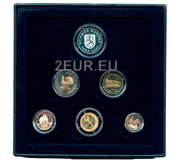 Finland Euromuntset  PROOF 2001